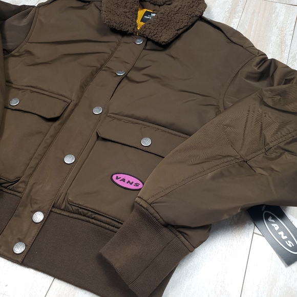 Vans Curren X Knost Brown Bomber Womens - Picture 5 of 9